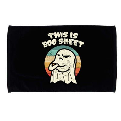 This Is Boo Sheet Ghost Retro Halloween Costume Microfiber Hand Towel