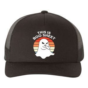 This Is Boo Sheet Ghost Retro Halloween Costume Yupoong Adult 5-Panel Trucker Hat