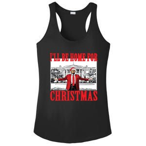 Trump ILl Be Home For Christmas Ladies PosiCharge Competitor Racerback Tank