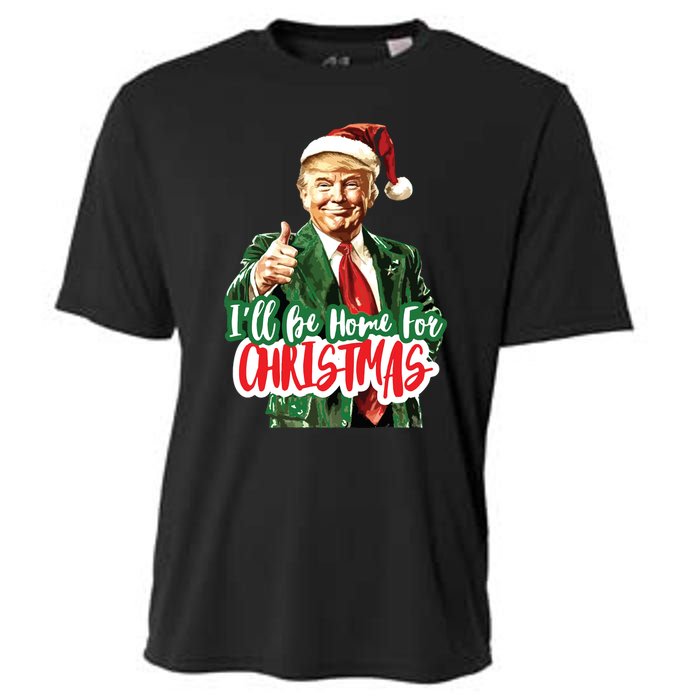 Trump ILl Be Home For Christmas Cooling Performance Crew T-Shirt