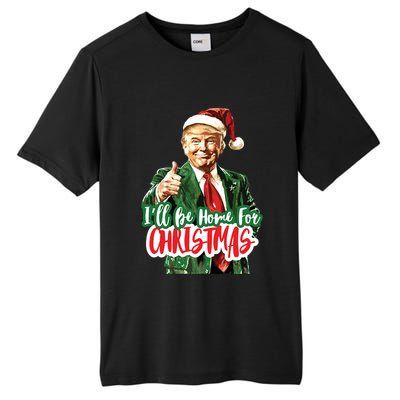 Trump ILl Be Home For Christmas Tall Fusion ChromaSoft Performance T-Shirt