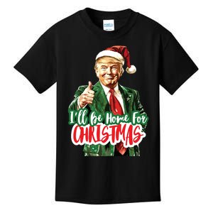 Trump ILl Be Home For Christmas Kids T-Shirt