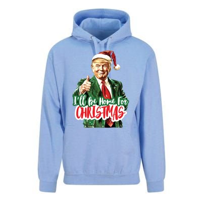 Trump ILl Be Home For Christmas Unisex Surf Hoodie