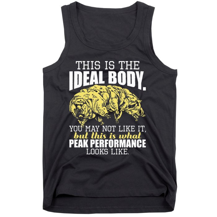 The Ideal Body You May Not Like It Tardigrade Moss Piglet Tank Top