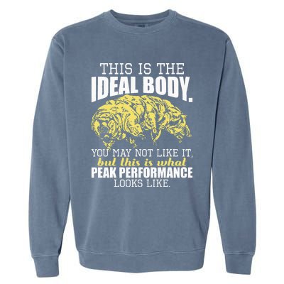 The Ideal Body You May Not Like It Tardigrade Moss Piglet Garment-Dyed Sweatshirt