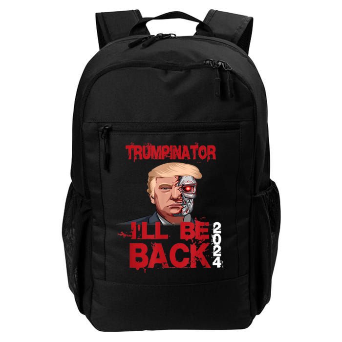 Trumpinator I'll Be Back 2024 Daily Commute Backpack