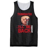 Trumpinator I'll Be Back 2024 Mesh Reversible Basketball Jersey Tank