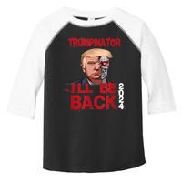 Trumpinator I'll Be Back 2024 Toddler Fine Jersey T-Shirt