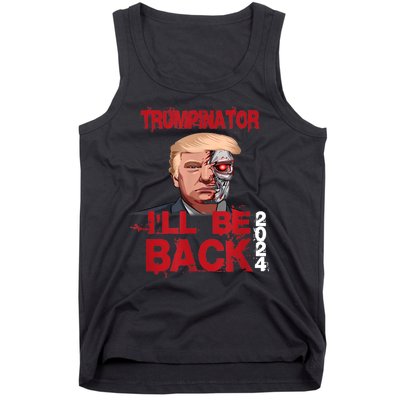 Trumpinator I'll Be Back 2024 Tank Top