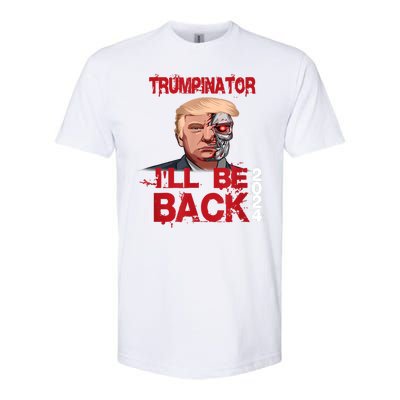 Trumpinator I'll Be Back 2024 Softstyle CVC T-Shirt