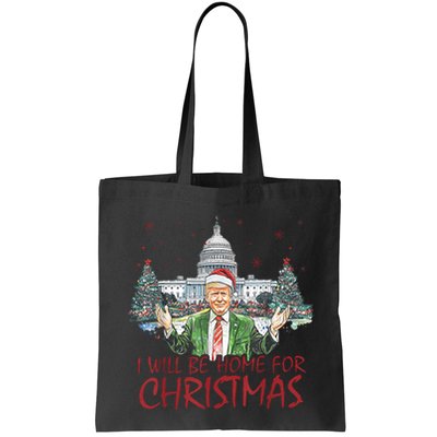 Trump Ill Be Home For Christmas White House Festive Holiday Bag