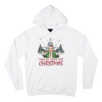 Trump Ill Be Home For Christmas White House Festive Holiday Hoodie