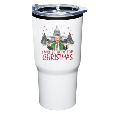 Trump Ill Be Home For Christmas White House Festive Holiday Tumbler