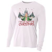 Trump Ill Be Home For Christmas White House Festive Holiday Cooling Performance Long Sleeve Crew