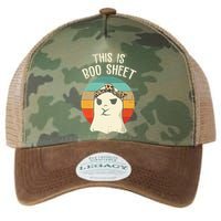 This Is Boo Sheet Ghost Retro Ghost Halloween Leopard Women Legacy Tie Dye Trucker Hat
