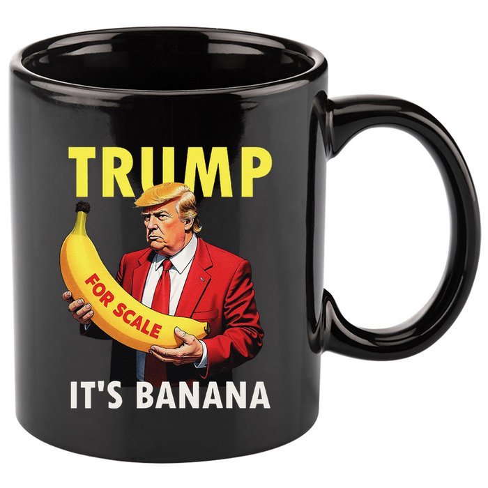 Trump ItS Banana Starship Funny 11oz C Handle Ceramic Mug