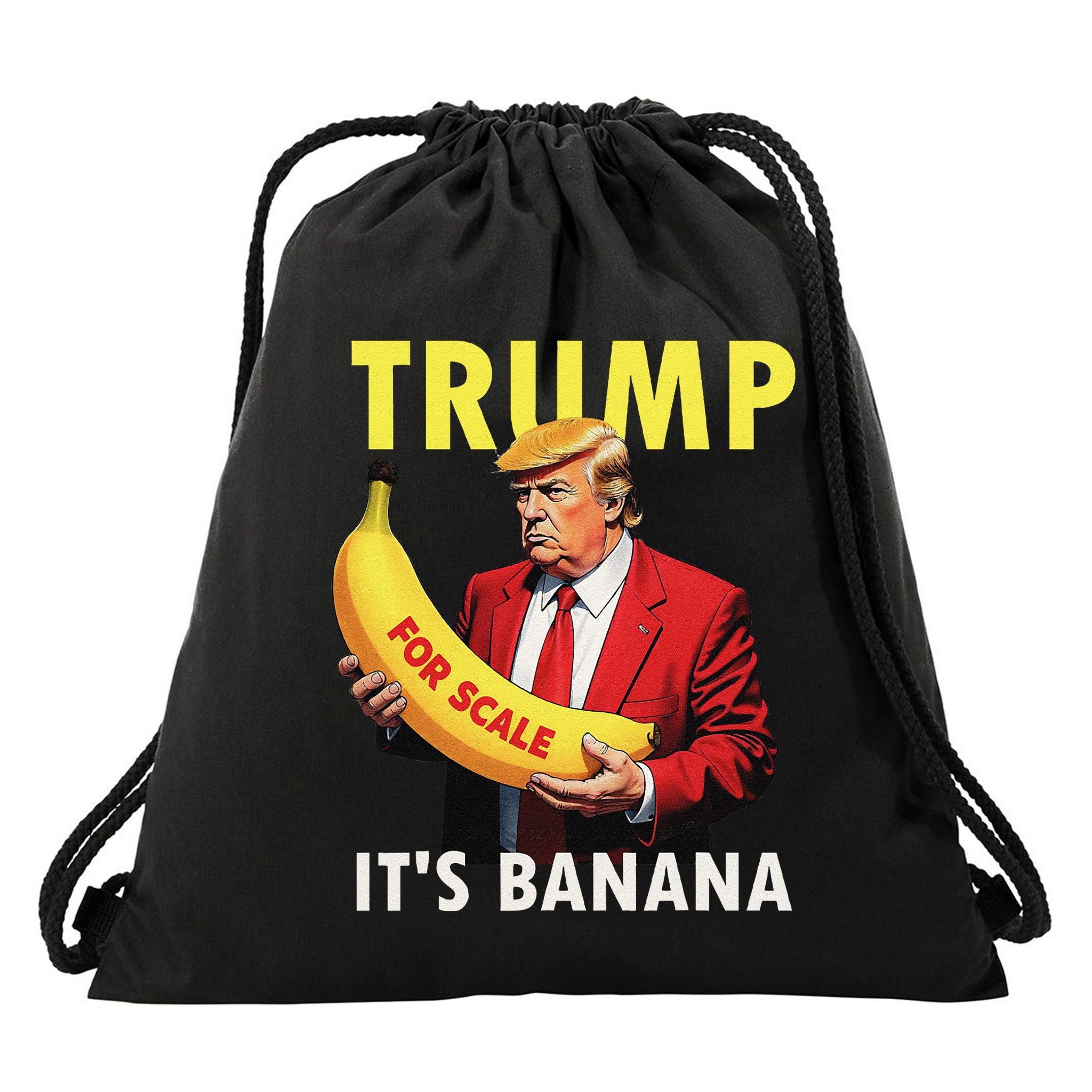 Trump ItS Banana Starship Funny Drawstring Bag