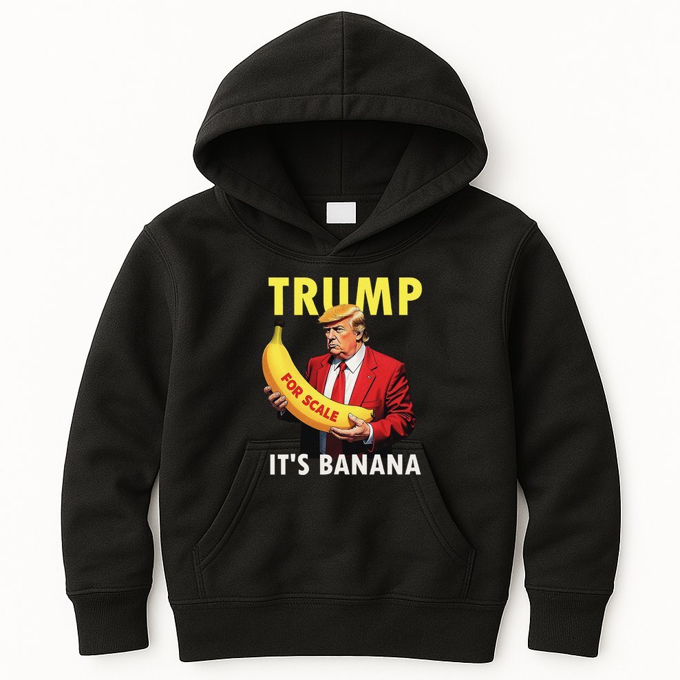 Trump ItS Banana Starship Funny Kids Hoodie