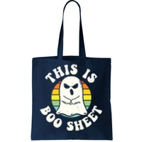 This Is Boo Sheet Ghost Retro Halloween Costume Tote Bag