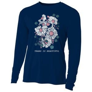 Transg Is Beautiful Lgbt Transg Pride Month Lgbtq Ally Cooling Performance Long Sleeve Crew