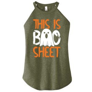 This Is Boo Sheet Funny Halloween Ghost Gift Women's Perfect Tri Rocker Tank