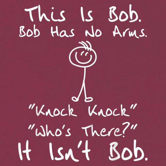 This Is Bob He Has No Arms Funny Knock Jokes Sarcastic 16oz Travel Tumbler