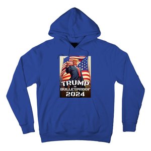 Trump Is Bulletproof Fight! Fight! Fight! 2024 Cute Gift Hoodie