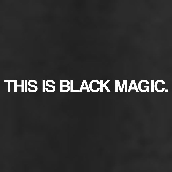 This Is Black Magic Adult Drive Performance Visor
