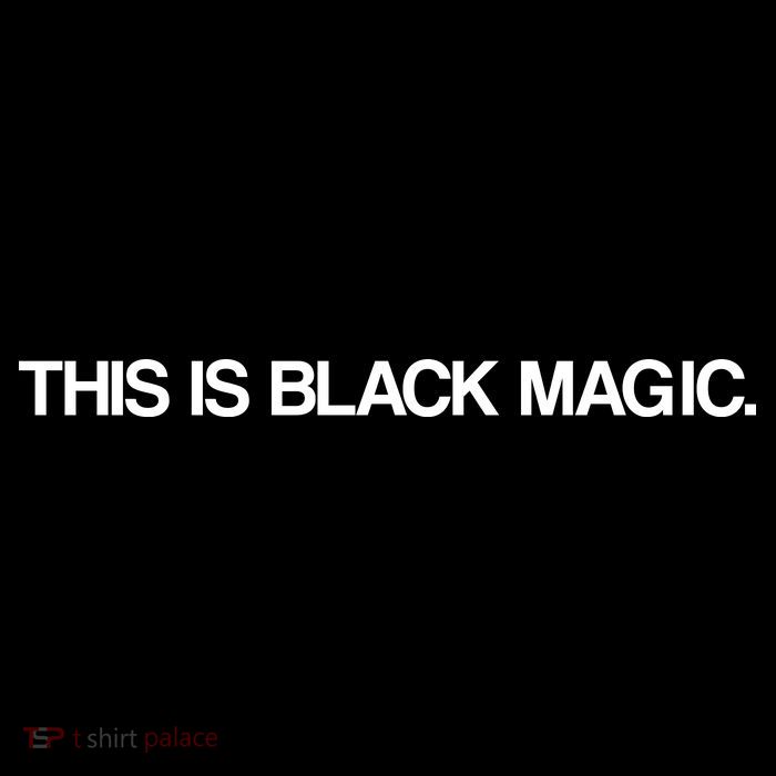 This Is Black Magic Drawstring Bag