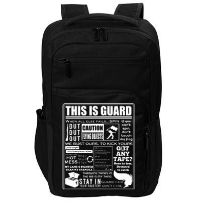 This Is Color Guard Funny Color Guard Sayings And Memes Impact Tech Backpack