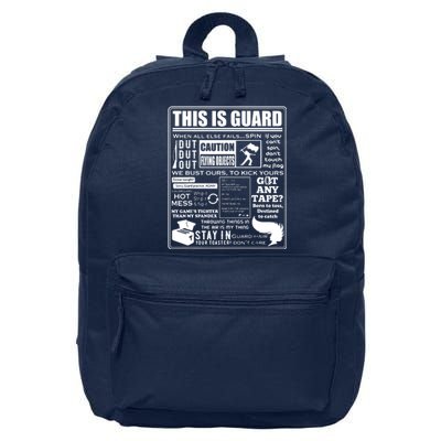 This Is Color Guard Funny Color Guard Sayings And Memes 16 in Basic Backpack