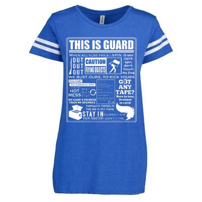 This Is Color Guard Funny Color Guard Sayings And Memes Enza Ladies Jersey Football T-Shirt