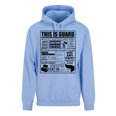 This Is Color Guard Funny Color Guard Sayings And Memes Unisex Surf Hoodie