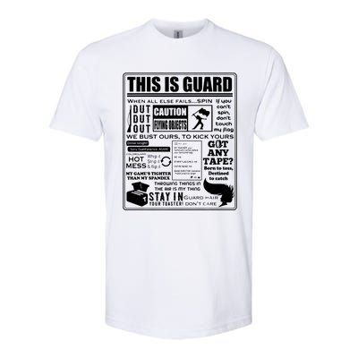 This Is Color Guard Funny Color Guard Sayings And Memes Softstyle CVC T-Shirt