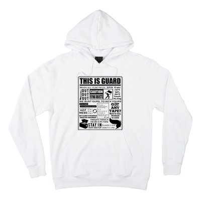 This Is Color Guard Funny Color Guard Sayings And Memes Hoodie