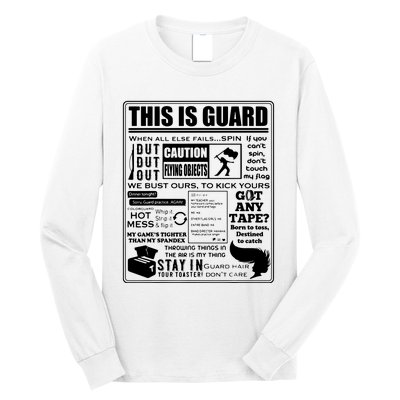 This Is Color Guard Funny Color Guard Sayings And Memes Long Sleeve Shirt