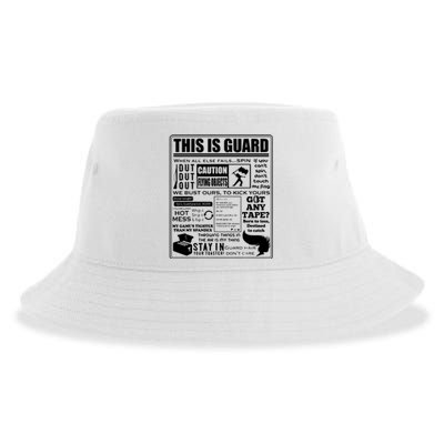 This Is Color Guard Funny Color Guard Sayings And Memes Sustainable Bucket Hat