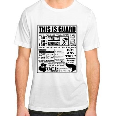 This Is Color Guard Funny Color Guard Sayings And Memes Adult ChromaSoft Performance T-Shirt