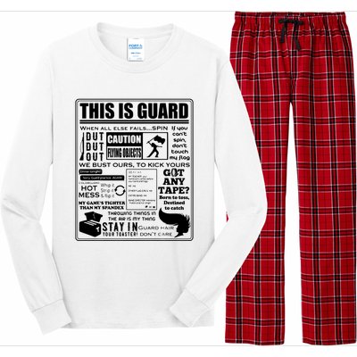 This Is Color Guard Funny Color Guard Sayings And Memes Long Sleeve Pajama Set