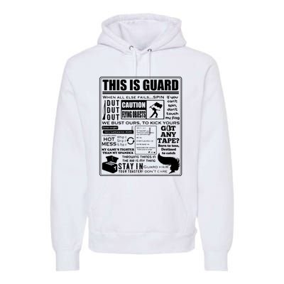 This Is Color Guard Funny Color Guard Sayings And Memes Premium Hoodie