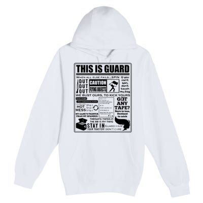 This Is Color Guard Funny Color Guard Sayings And Memes Premium Pullover Hoodie