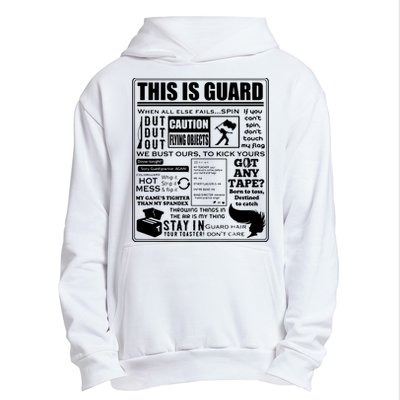 This Is Color Guard Funny Color Guard Sayings And Memes Urban Pullover Hoodie