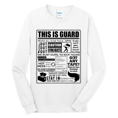 This Is Color Guard Funny Color Guard Sayings And Memes Tall Long Sleeve T-Shirt