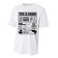 This Is Color Guard Funny Color Guard Sayings And Memes Performance Sprint T-Shirt