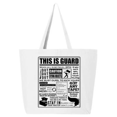 This Is Color Guard Funny Color Guard Sayings And Memes 25L Jumbo Tote