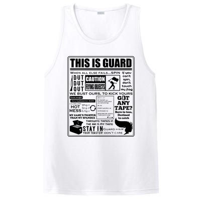 This Is Color Guard Funny Color Guard Sayings And Memes PosiCharge Competitor Tank