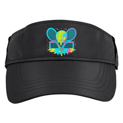 Tennis Ice Cream Drip Adult Drive Performance Visor