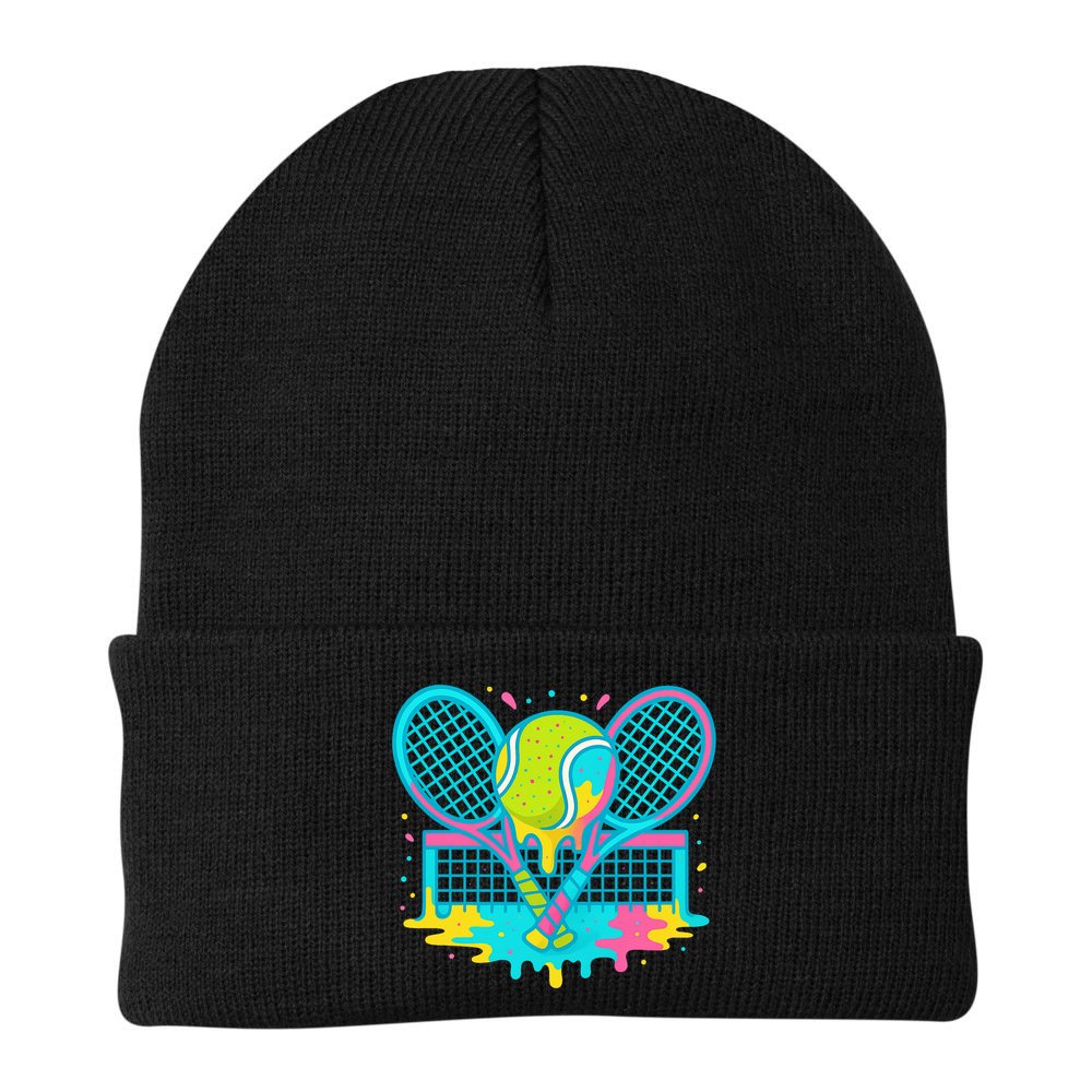 Tennis Ice Cream Drip Beanie