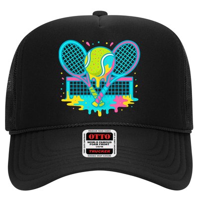 Tennis Ice Cream Drip Trucker Hat