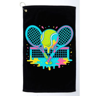 Tennis Ice Cream Drip Golf Towel